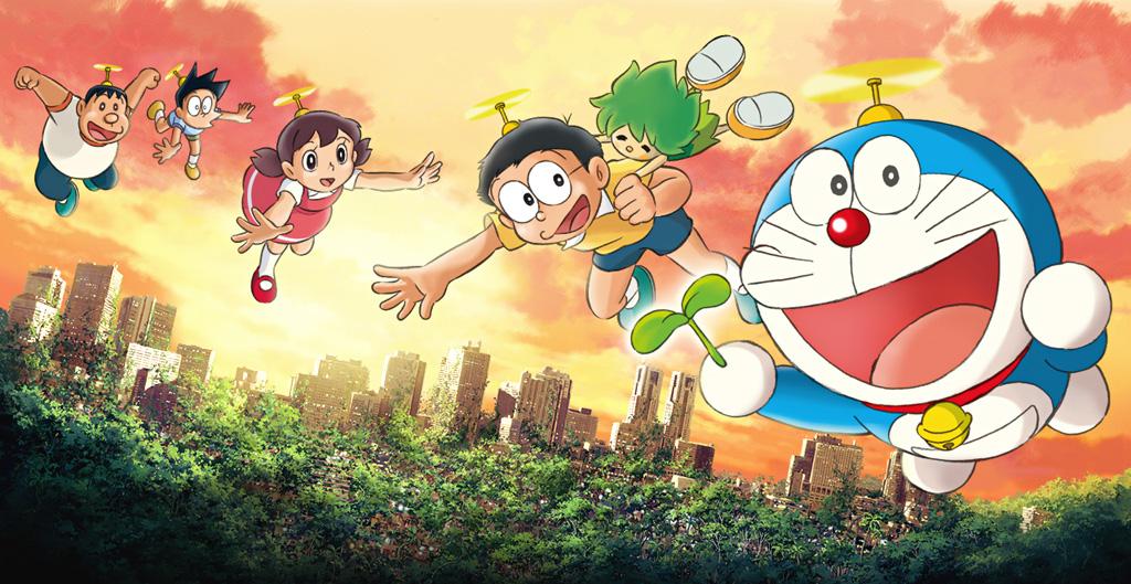 Xem phim Doraemon Movie 28: Nobita to Midori no Kyojin Den - Doraemon: Nobita and the Green Giant Legend | Truyền Thuyết Người Khổng Lồ Xanh Vietsub