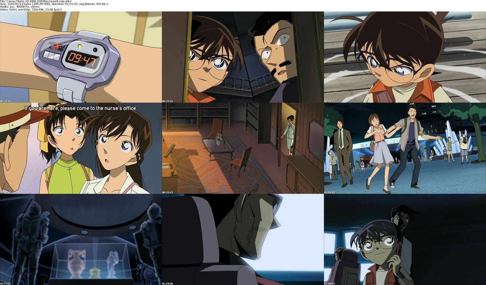 Xem phim Detective Conan Movie 10: Requiem of the Detectives - Lễ Cầu Hồn Thám Tử - Meitantei Conan: Tantei-tachi no Requiem, Case Closed The Movie 10 Vietsub